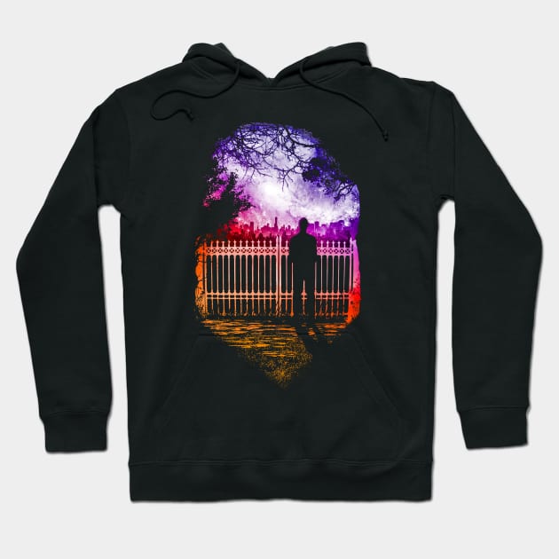 The Gate To Society Hoodie by spacelion